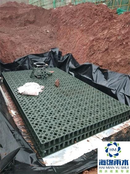 湖南省_科技大学城雨水回收利用系统模块水池项目工程